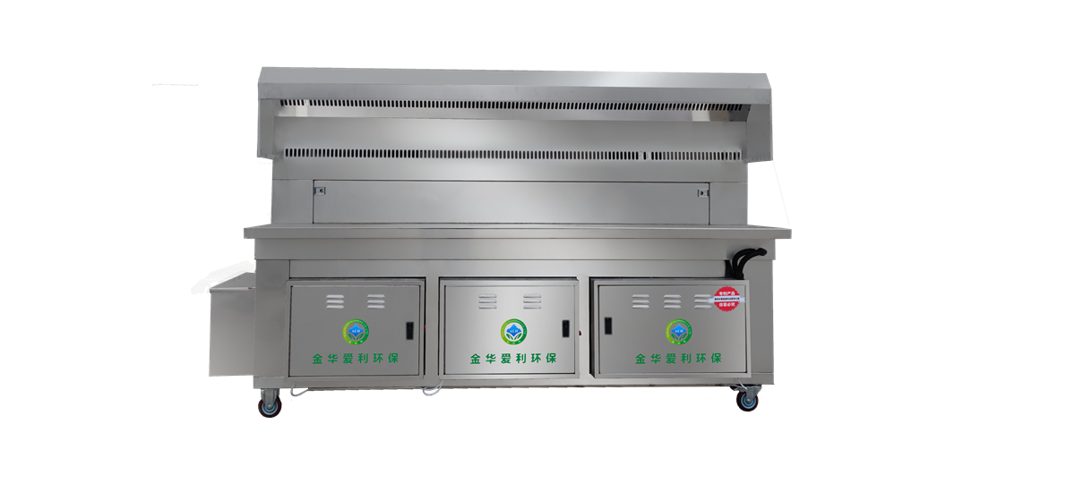 頂吸式智能自動(dòng)清洗無(wú)煙燒烤車